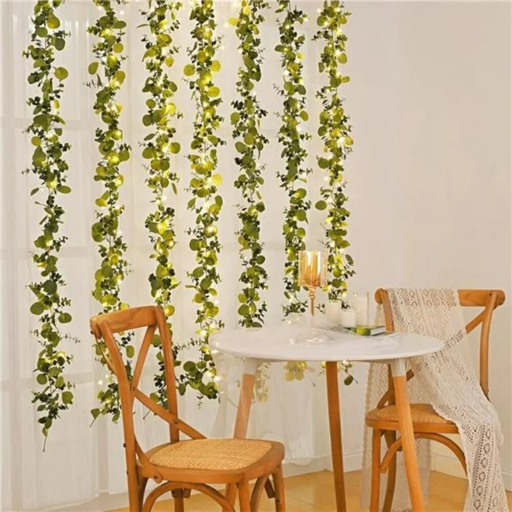 Artificial Eucalyptus Garland 6FT Faux Greenery Vine Wedding Arch Decor Set